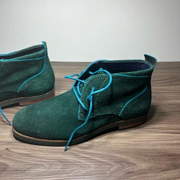 Cole Haan Air Charles Chukka C11162 Bottle Green Suede US 9 W